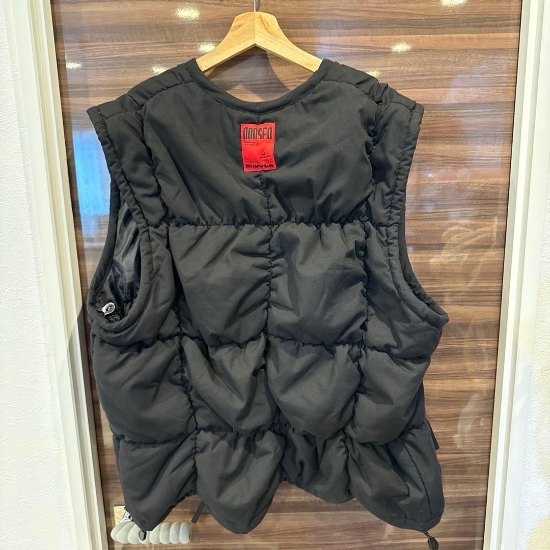 WIND AND SEA ブラックダウンベスト