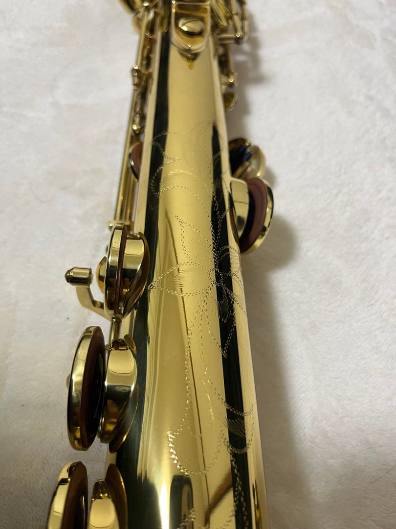 【値下可】ammoon ソプラノサックス ベル彫刻 マッピ付き