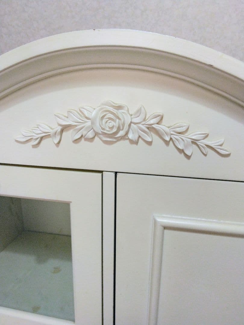 シャビーシック キャビネット 収納棚 アメリカ購入品 送料込み