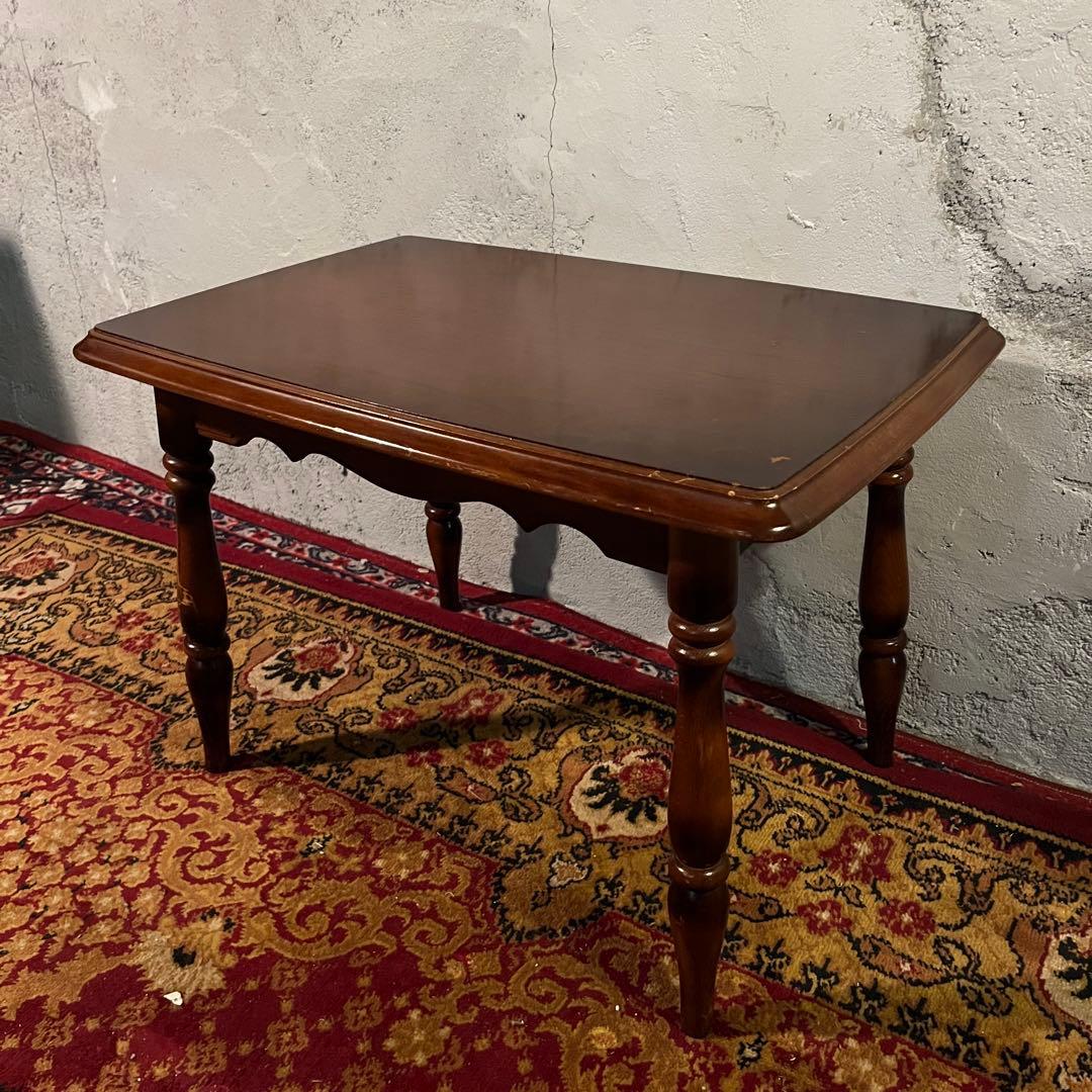 【カリモク】 コロニアル サイドテーブル TC200JK ビンテージ 木製