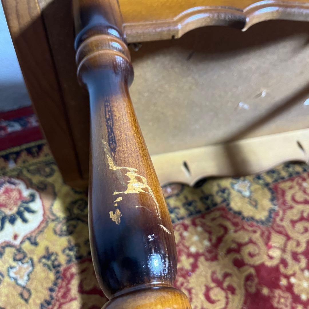 【カリモク】 コロニアル サイドテーブル TC200JK ビンテージ 木製