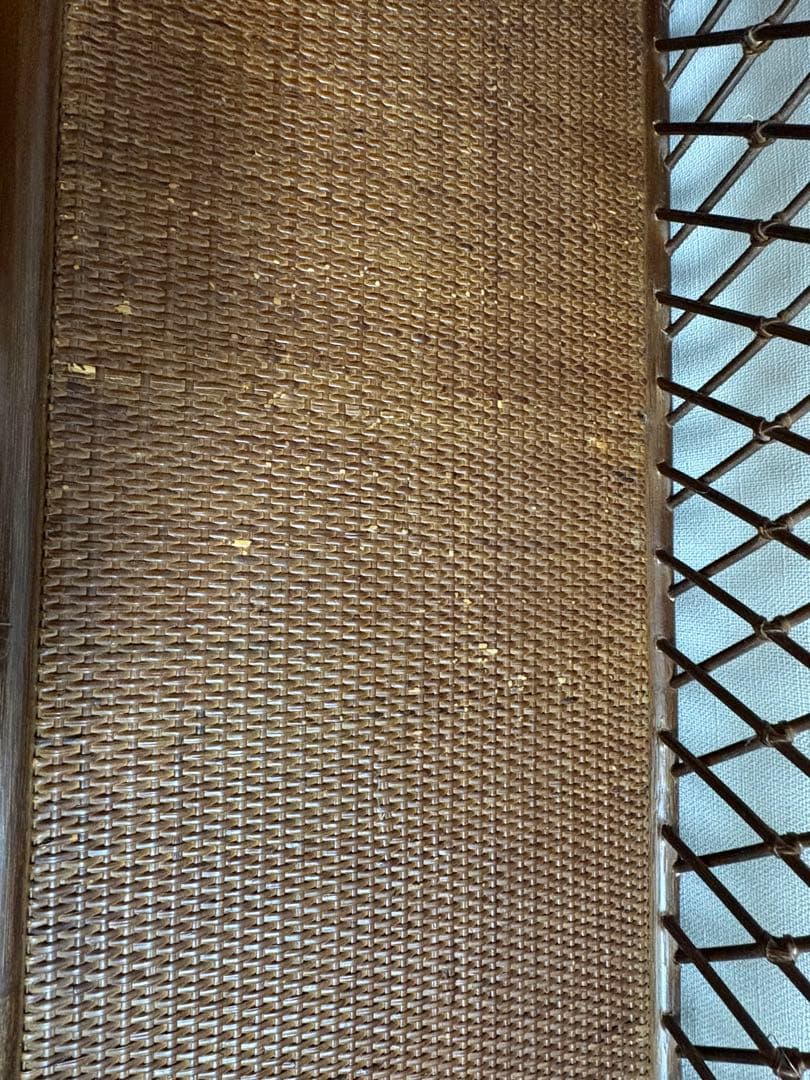 昭和レトロ ラタンチェスト サイドボード サイドチェスト 4段10杯 古家具