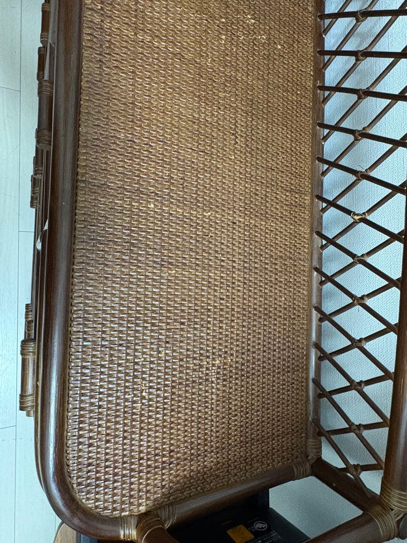 昭和レトロ ラタンチェスト サイドボード サイドチェスト 4段10杯 古家具