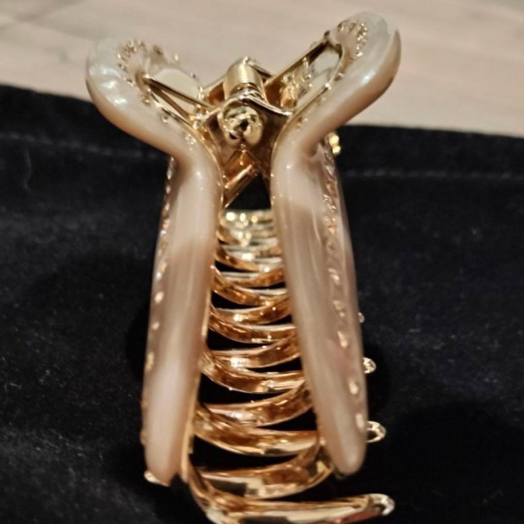 acca アッカ ティアラクイーン クリップ L ゴールド ベージュ ヘア 大