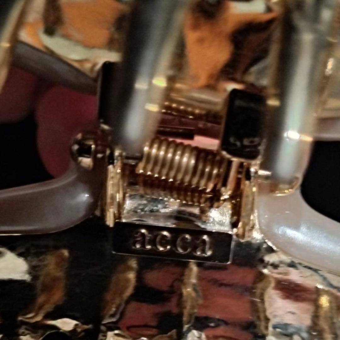 acca アッカ ティアラクイーン クリップ L ゴールド ベージュ ヘア 大