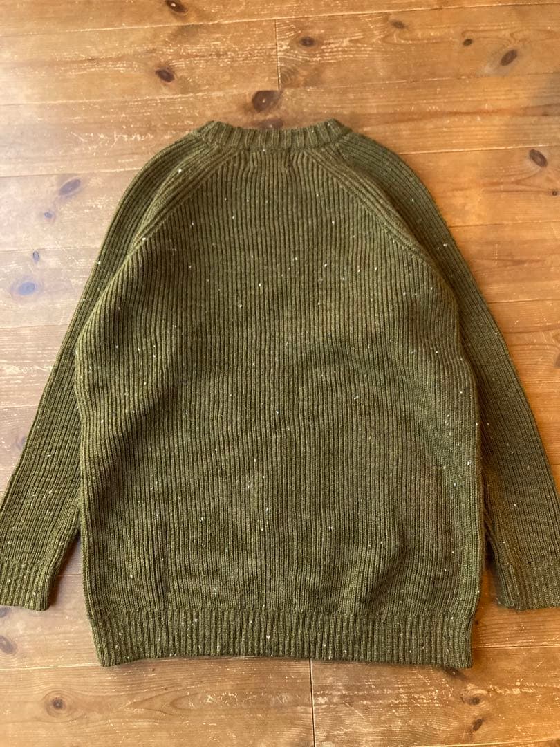 【美品】イングランド製 Kerry Woollen Mills 畔編みニット