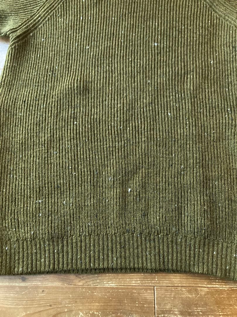 【美品】イングランド製 Kerry Woollen Mills 畔編みニット