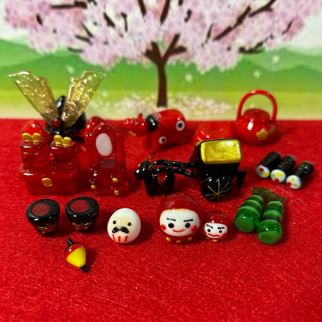 もぐ　ガラス細工　ミニチュア