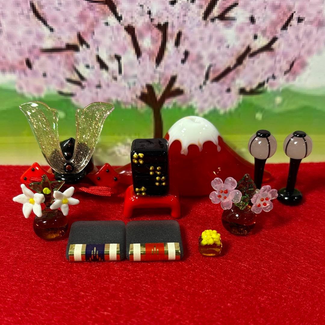 もぐ　ガラス細工　ミニチュア