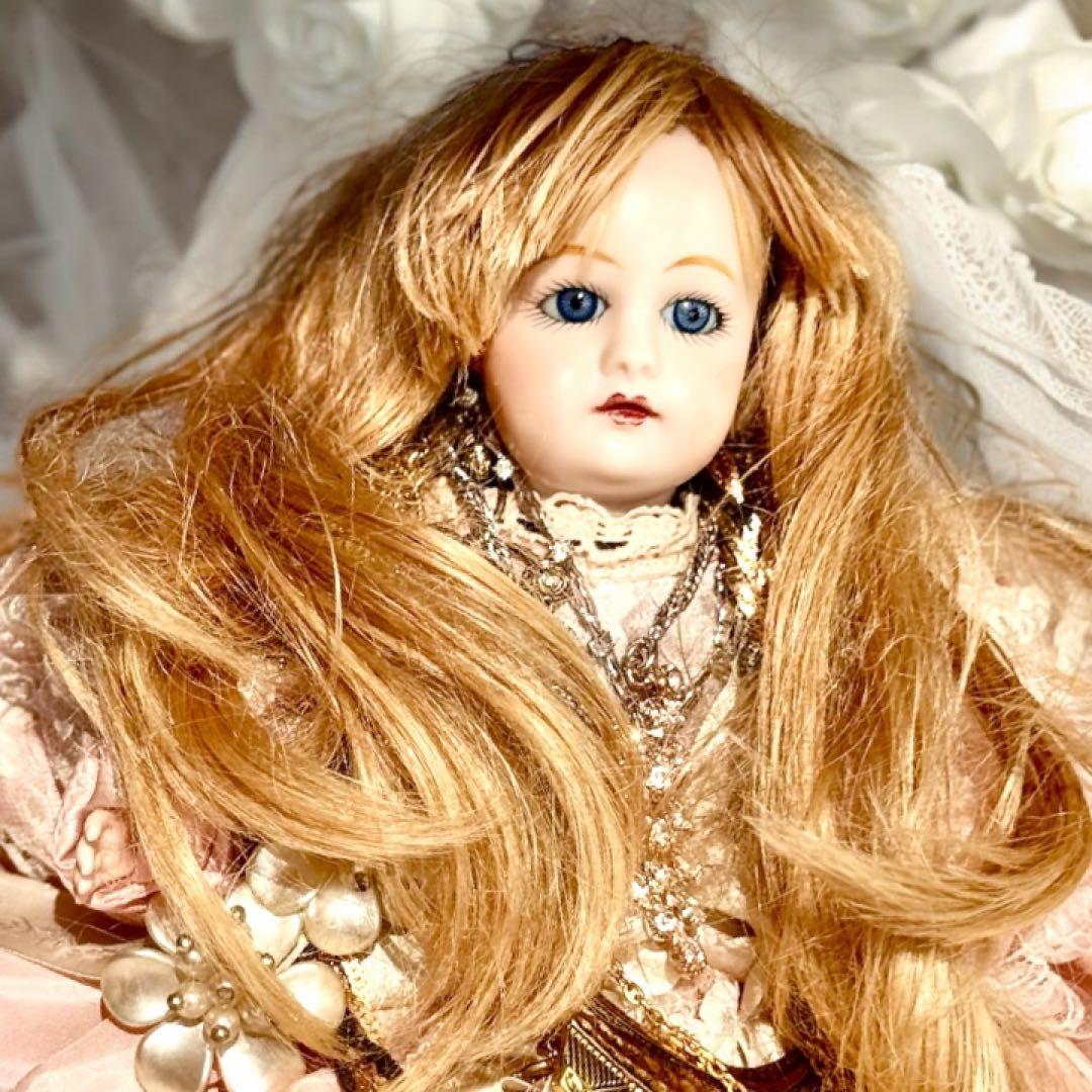 沙羅 アンティーク ビスクドール ゴーチェ ヘッド✕現代ビスクボディ再構成