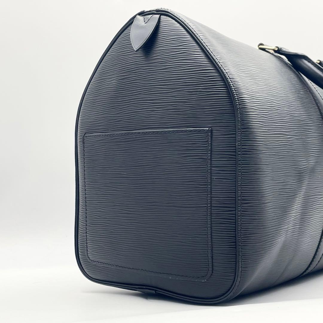 【極美品】ルイヴィトン キーポル45 ボストンバッグ エピ ブラックM59152