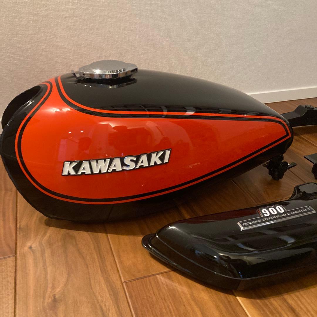 カワサキ Z1 Z2 純正タンク、MRSサイドカバー&テールカウル