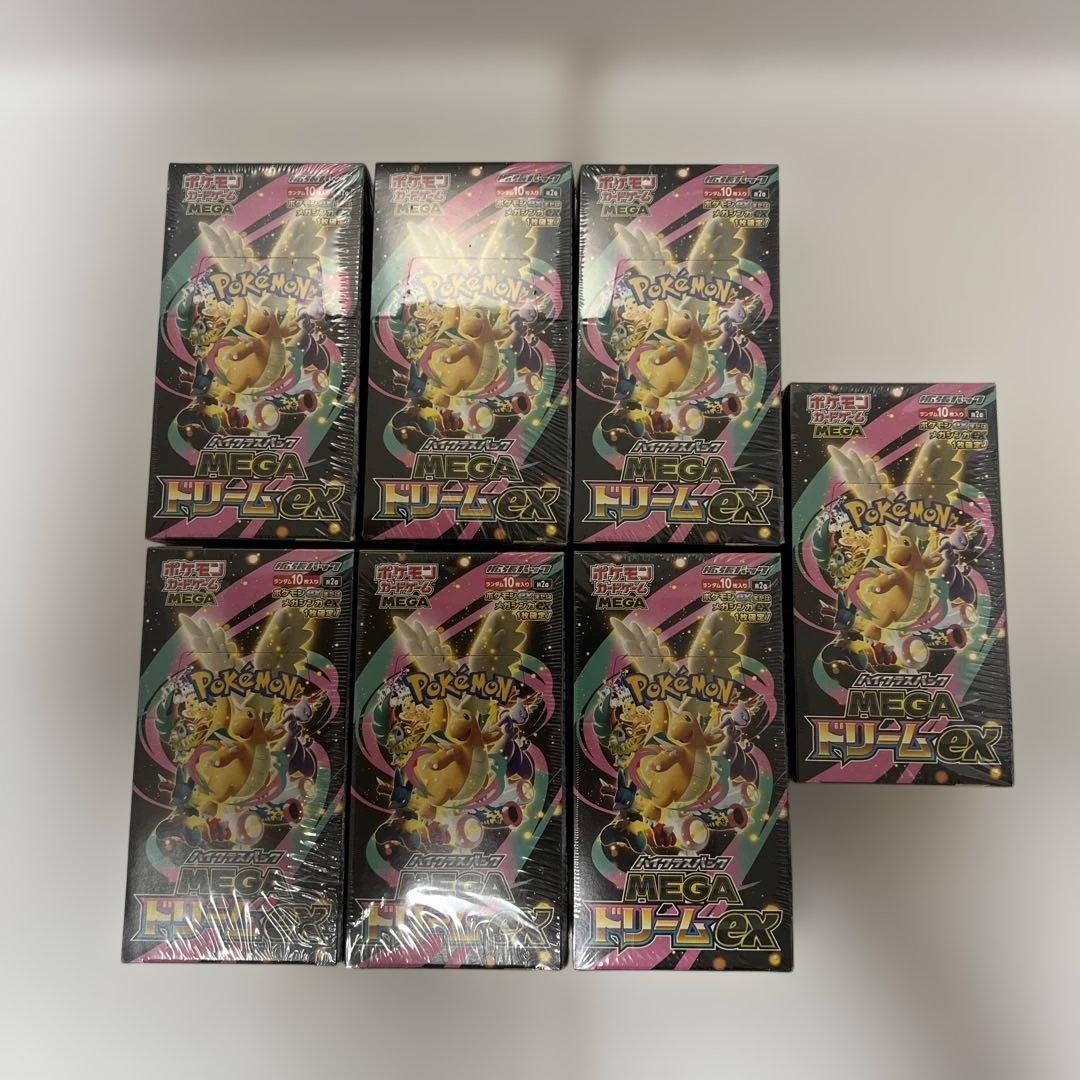 ポケモンカード　MEGAドリームex 7BOX シュリンク付　未開封