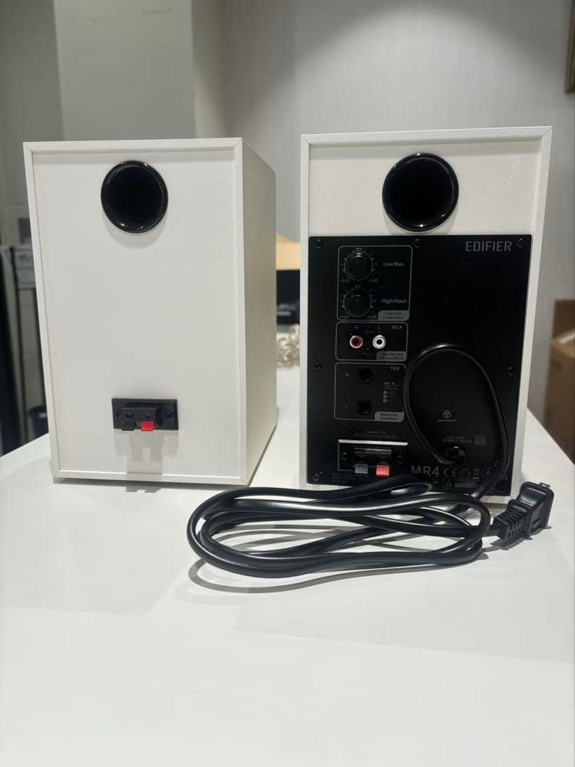 1003白/EDIFIER MR4 42W PC モニタースピーカー ホワイト