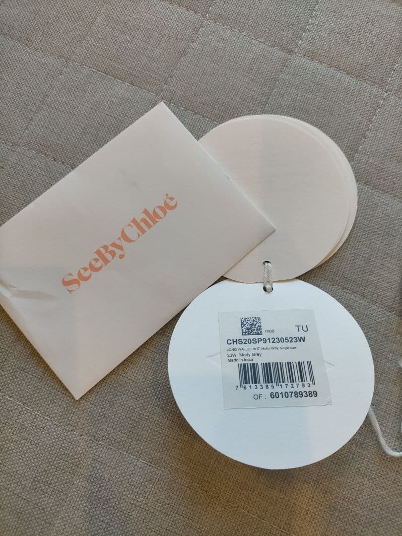 シーバイクロエ SeeByChloé 長財布 チェーンウォレット