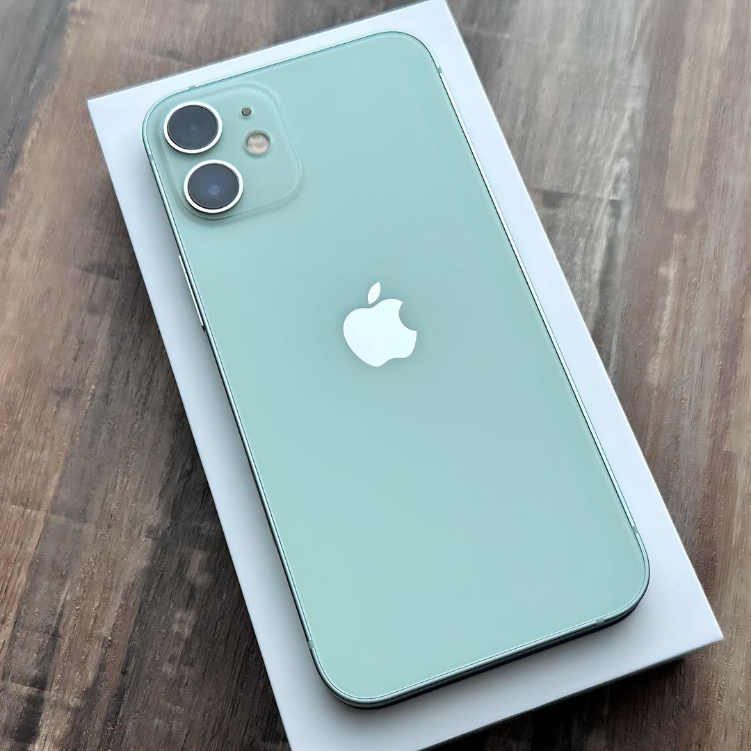 【☆極美品☆】iPhone12mini 本体 Green 256GB