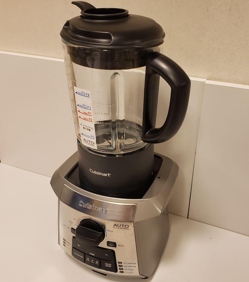 クイジナート自動調理「オートクッキングブレンダーWSM-1MCGJホット&クール