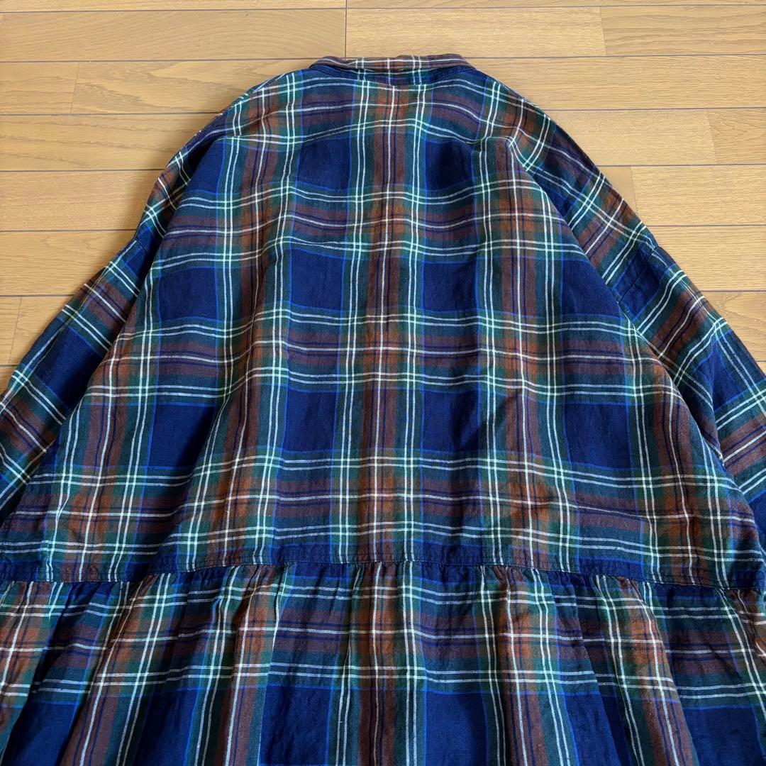 ICHI Antiquites リネンタータンシャツドレス ワンピース サイズF