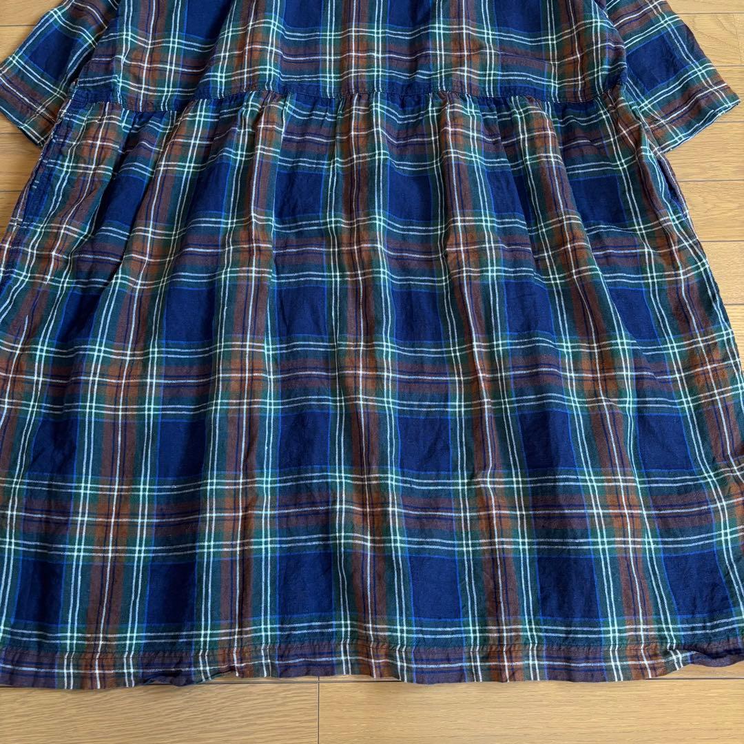 ICHI Antiquites リネンタータンシャツドレス ワンピース サイズF