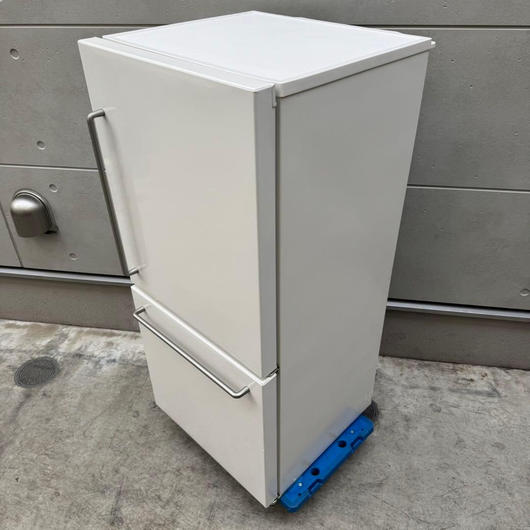 76⭐️2023年製★無印良品　冷蔵庫　レトロ風　ホワイト　人気　一人暮らし