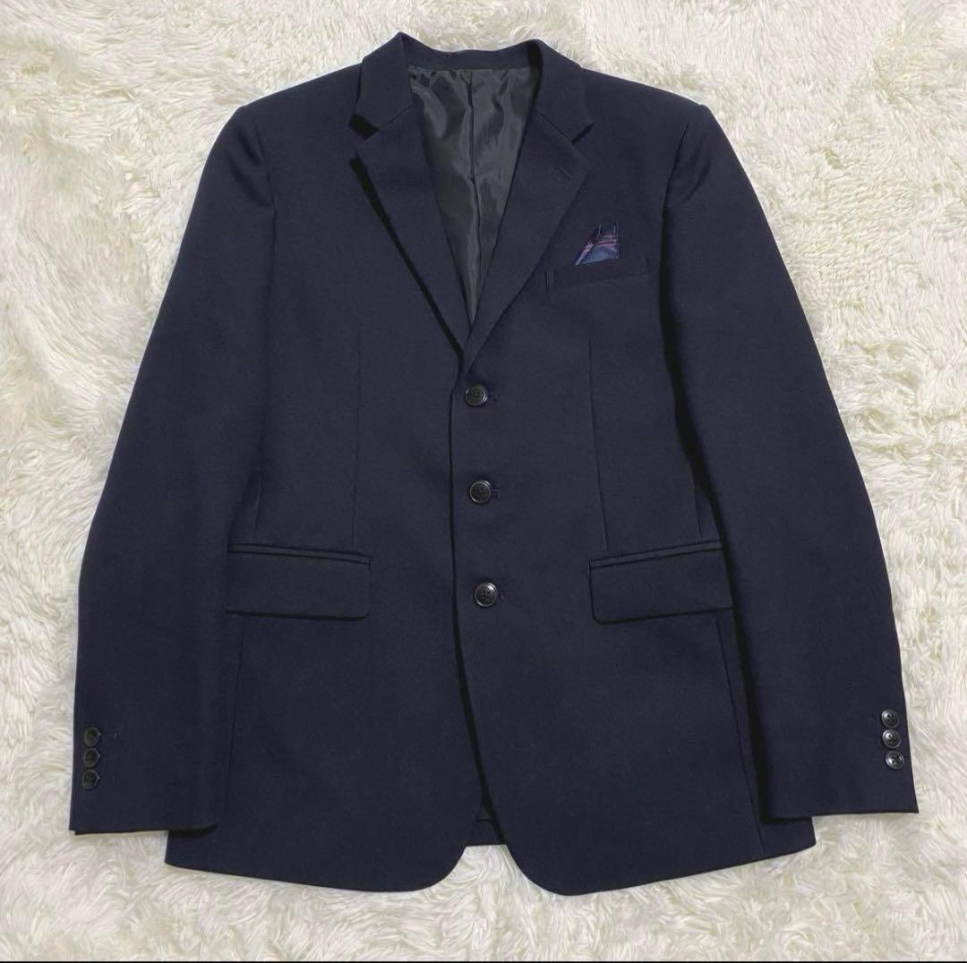 美品✨フォーマルセットアップスーツ　170 ブラック　卒業式　男の子