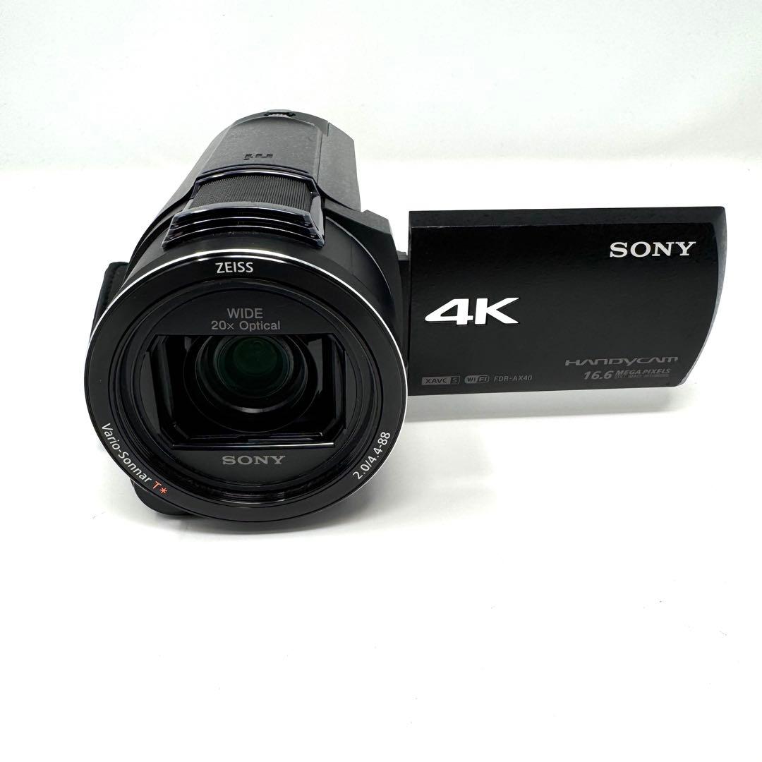 SONY FDR-AX40 ブラック デジタルビデオカメラ 【中古】