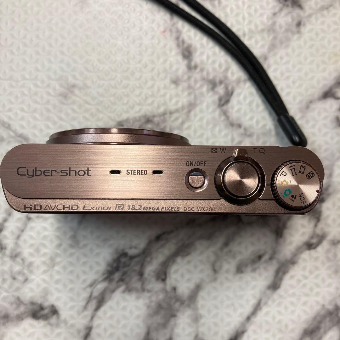 動作品◎ SONY DSC-WX300 ブラウン デジカメ サイバーショット