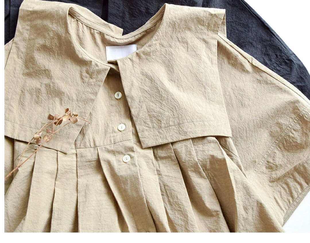 MAGALI天日干しコットンスクエアワンピース