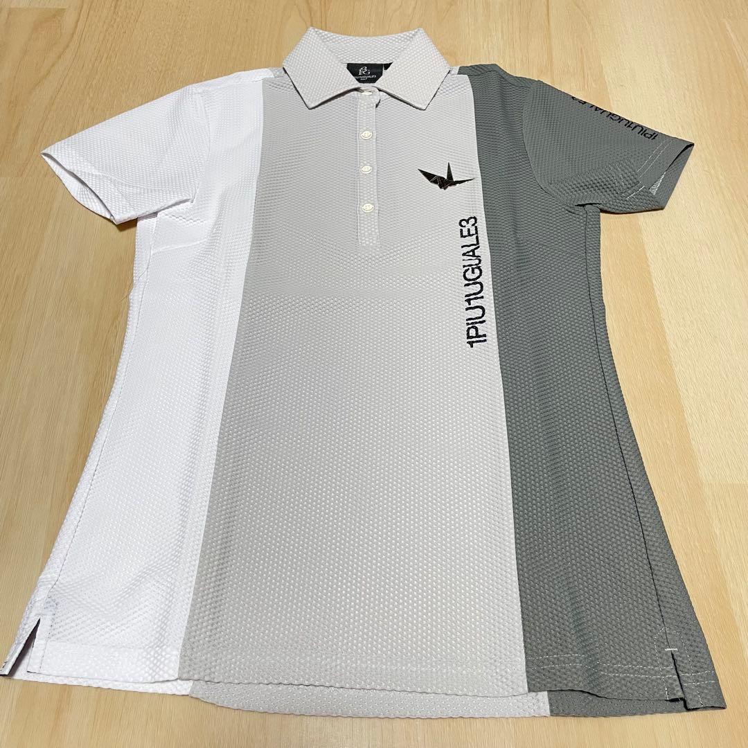 【Mサイズ】1PIU1UGUALE3 GOLF シャツ　　　ワッフル