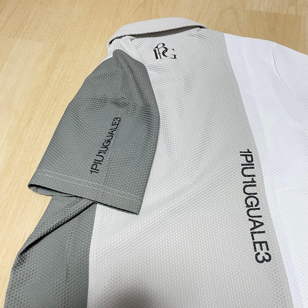 【Mサイズ】1PIU1UGUALE3 GOLF シャツ　　　ワッフル