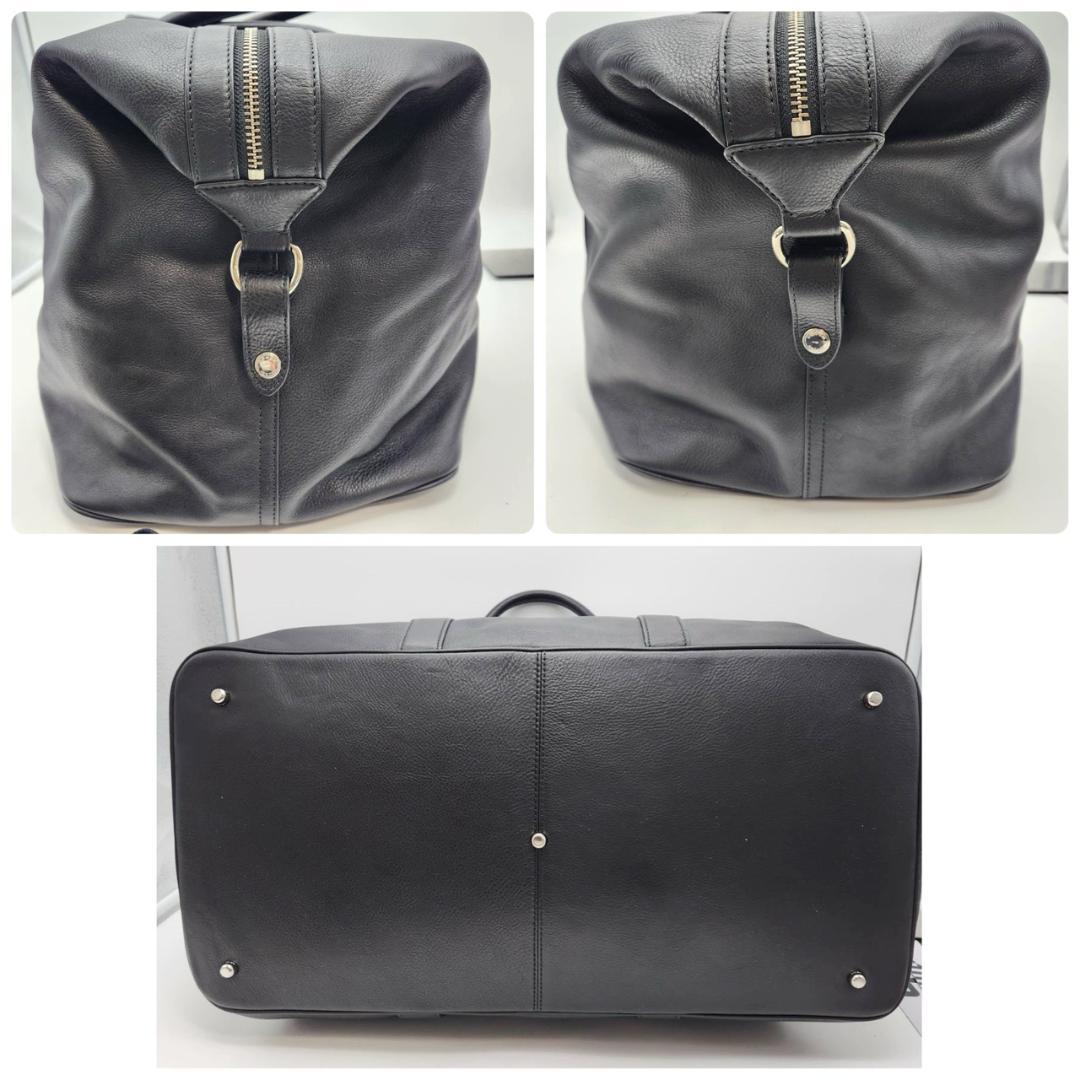 コーチ ボストンバッグ 2WAY オールレザー メンズ 旅行鞄 未使用級極美品