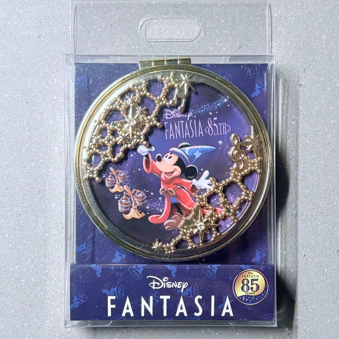 ディズニー ミッキー ファンタジア 85周年 ミラー キーホルダー ピンバッジ