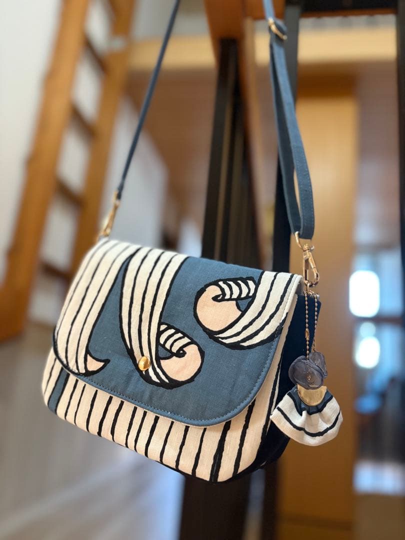 ミナペルホネン▫︎ハンドメイド▫︎ミディアムパン　ショルダーbag