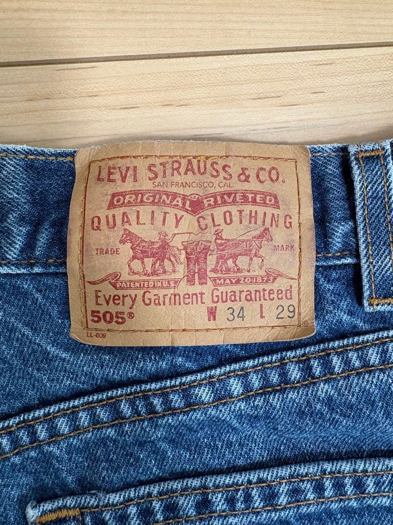 Levi's 505 USA製 W34 L29 ゴールデンサイズ