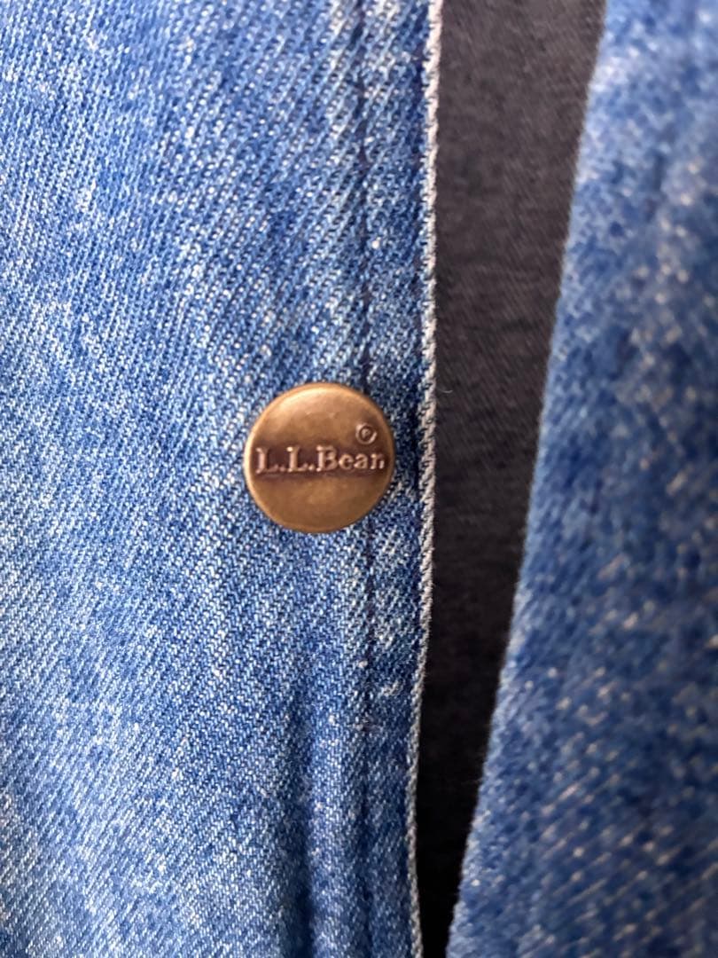 80's L.L.Bean デニムカバーオール　ハンティングジャケット　3WAY