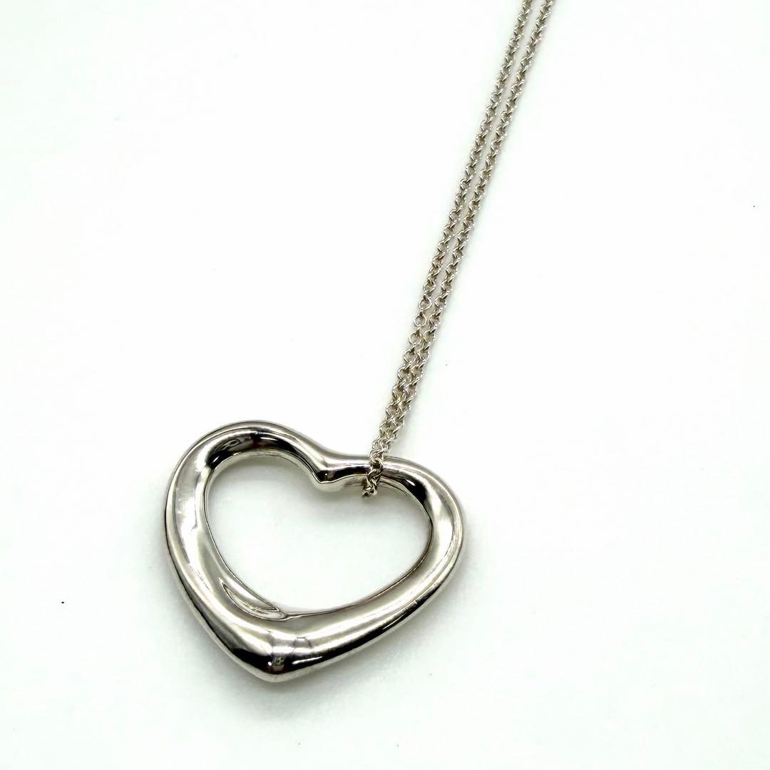★美品★Tiffany&co. ティファニー オープンハート ネックレス 925