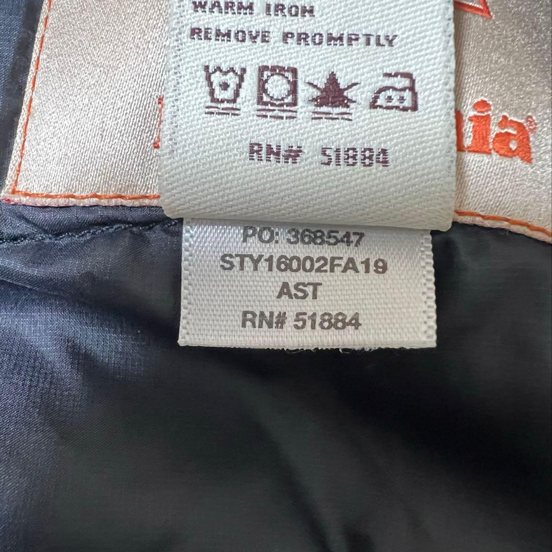 希少‼️黒‼️パタゴニア WORN WEAR ダウンベスト recrafted