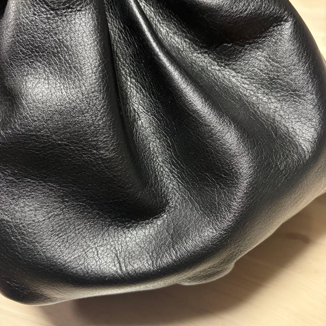 russet レザー巾着 4WAYショルダーバッグ レザーキーリングセット