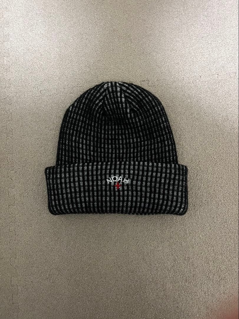 NOAH ニット帽・ビーニー ブラック・グレー