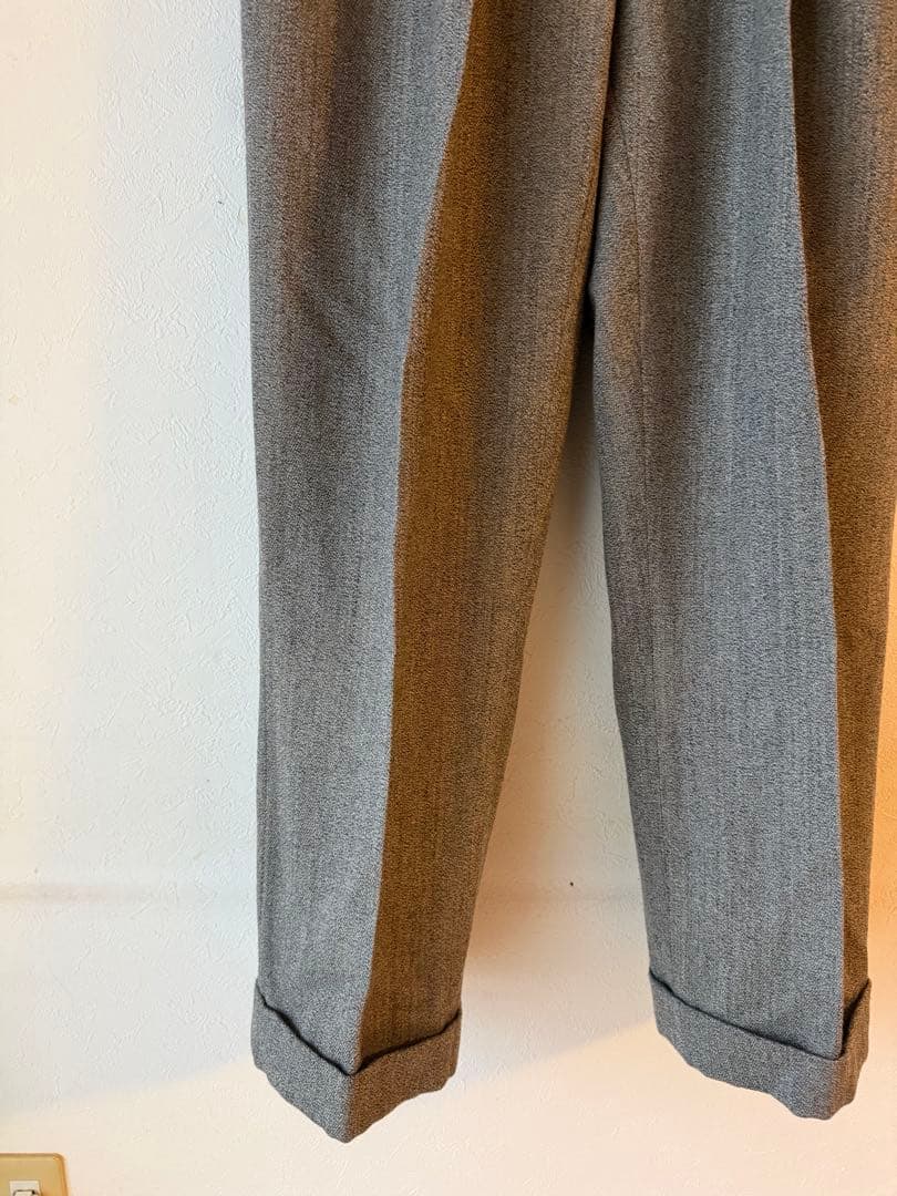 NEAT ワイドトラウザーズ　ヴィンテージフォックスツイード　サイズ48