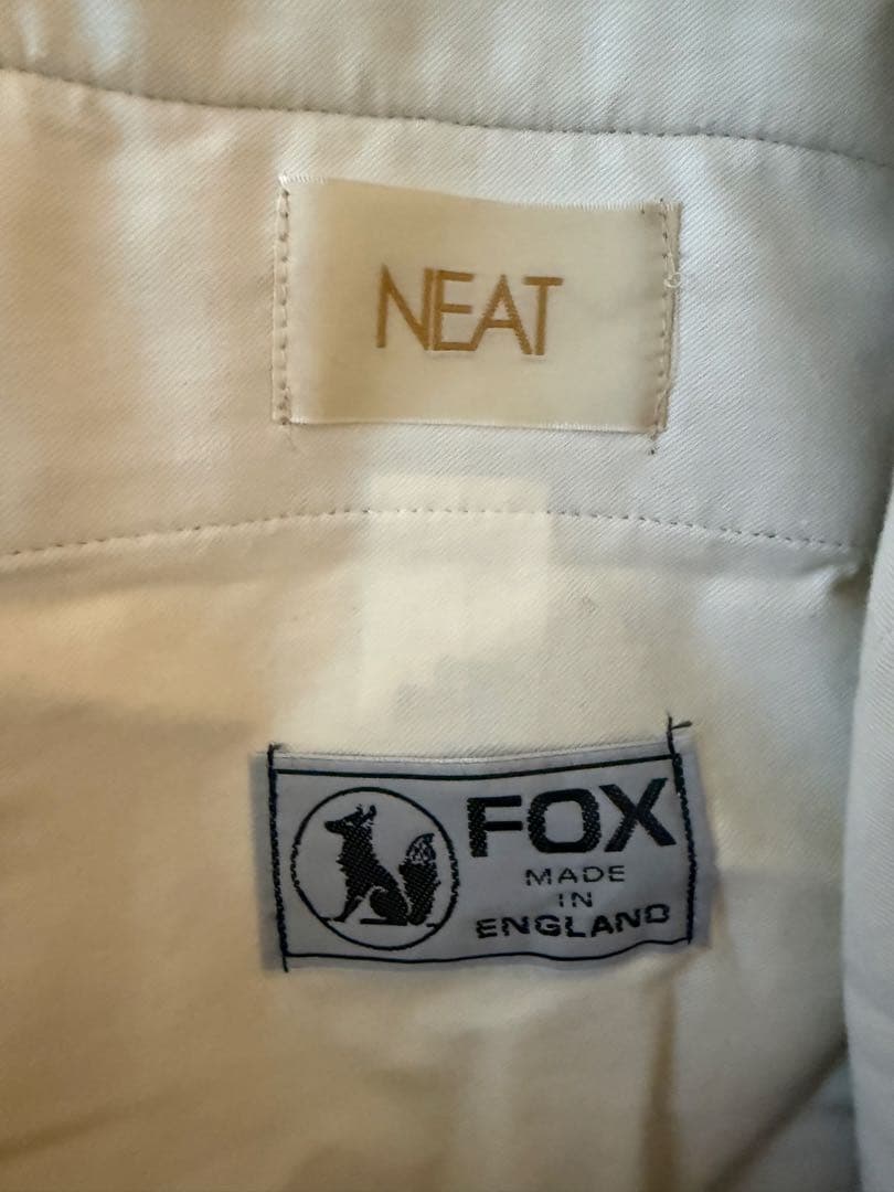 NEAT ワイドトラウザーズ　ヴィンテージフォックスツイード　サイズ48
