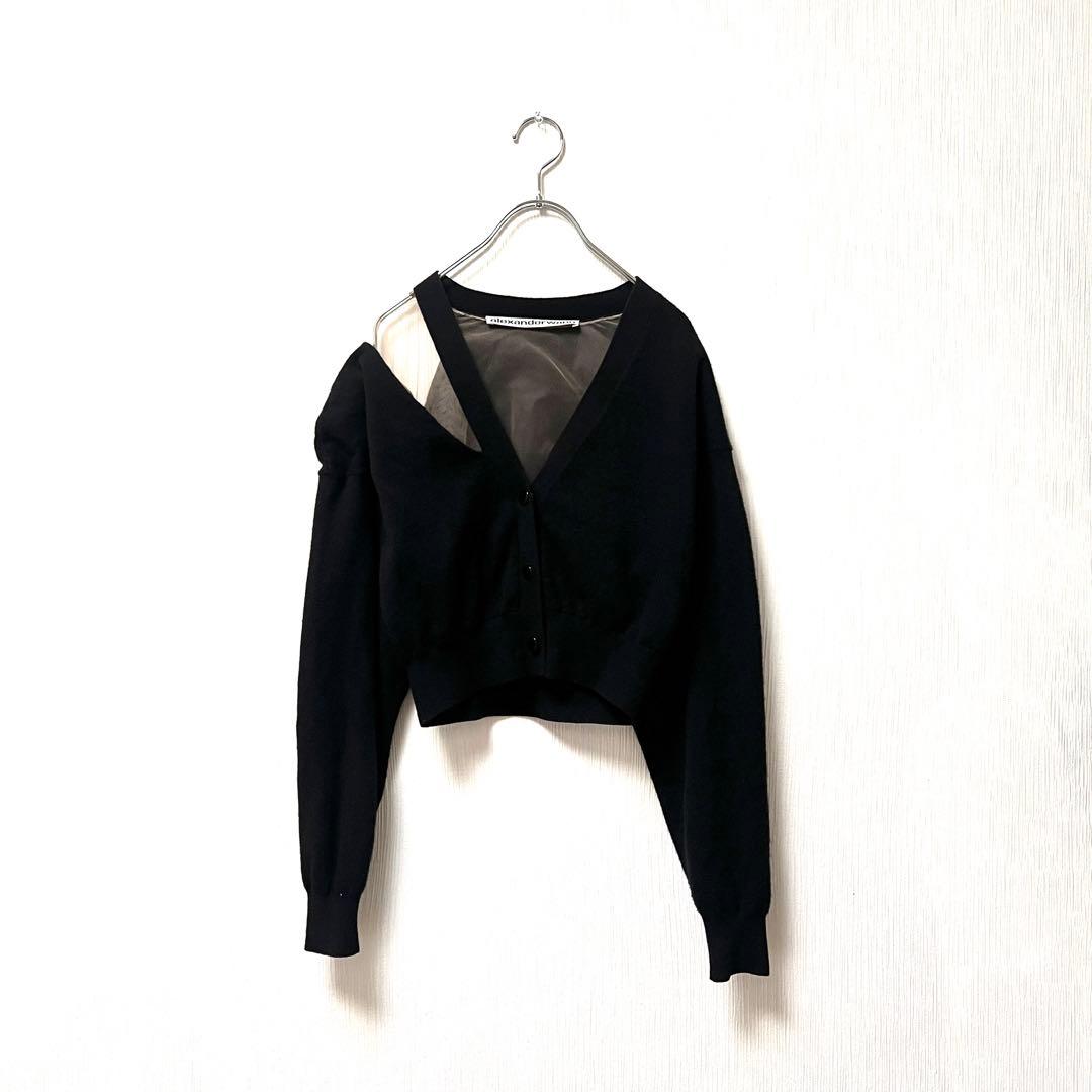 jumkot alexanderwang ショート丈 カーディガンメッシュ