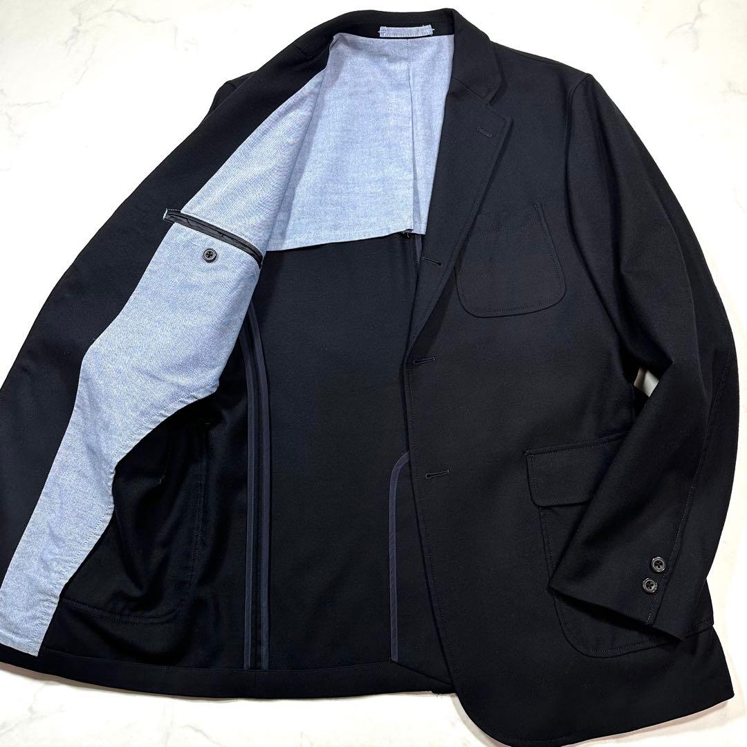 百名品◎BEAMS＋ 3B Jacket Flannel メンズ 紺　Lサイズ