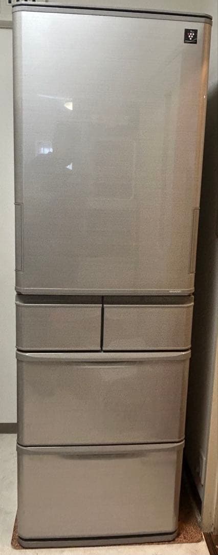 シャープ 冷蔵庫 412L 両開き 2018年製 美品