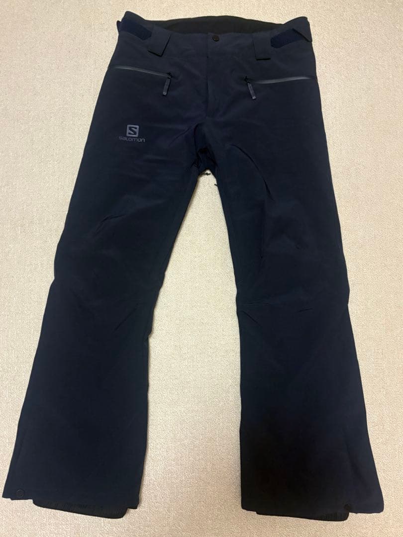 お値下げ【美品】Salomon スキー　スノボ　パンツ　ネイビー