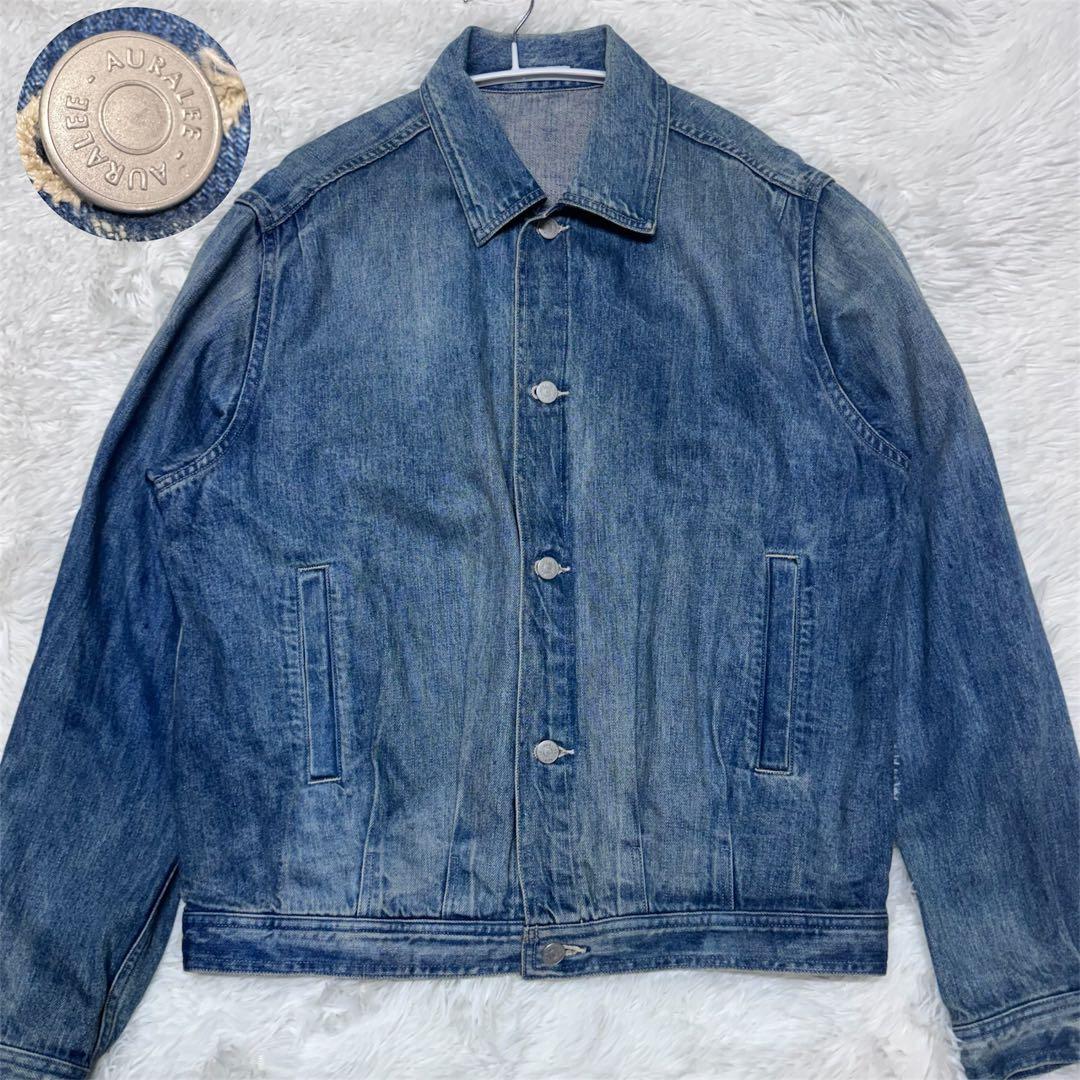 S*R様 オーラリー selvedge faded light denim bl