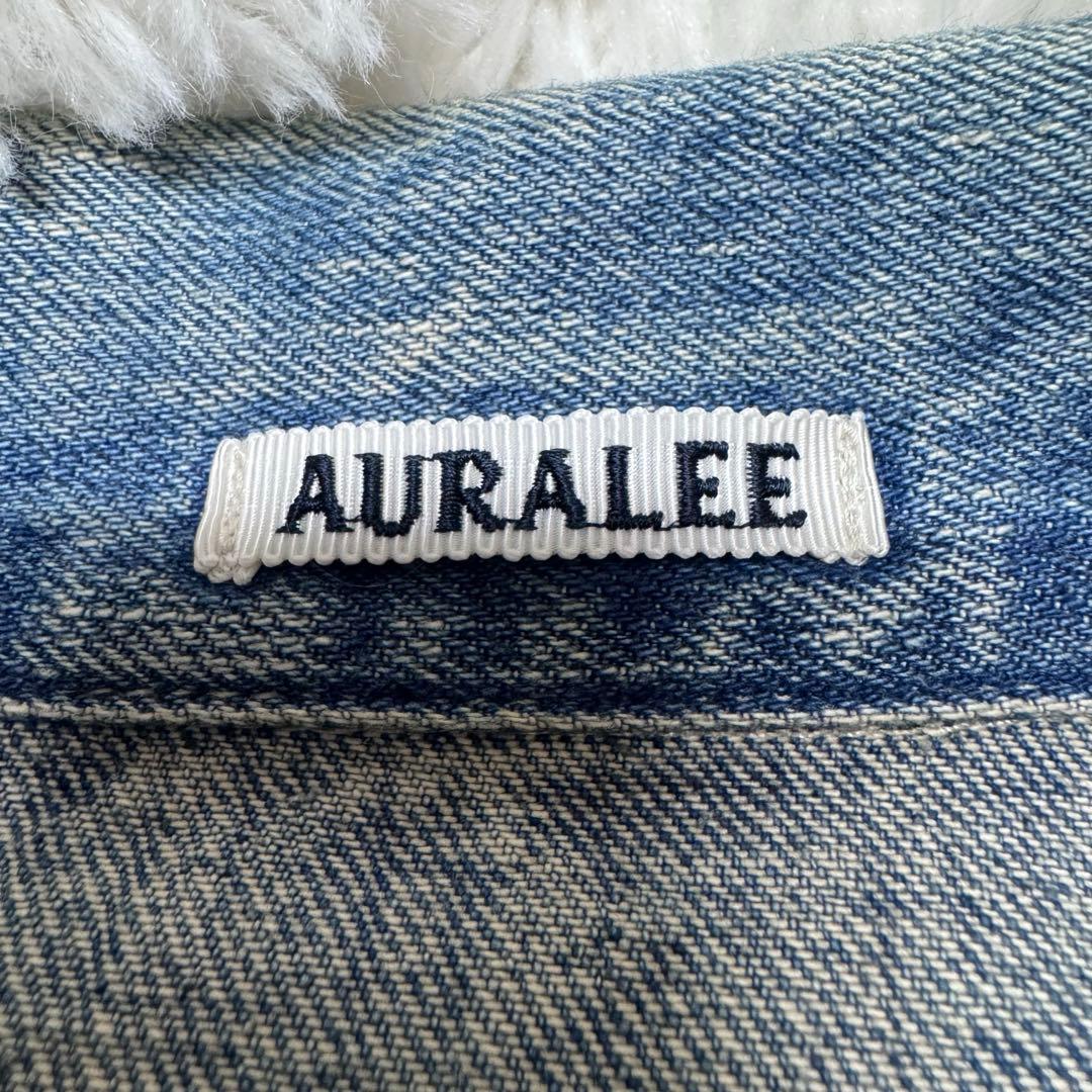 S*R様 オーラリー selvedge faded light denim bl