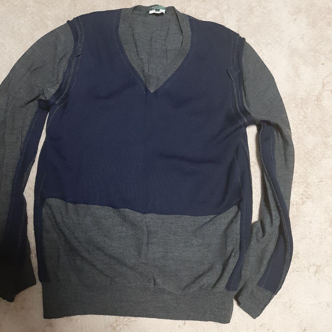 COMME des GARÇONS HOMME PLUS Vネックセーター M