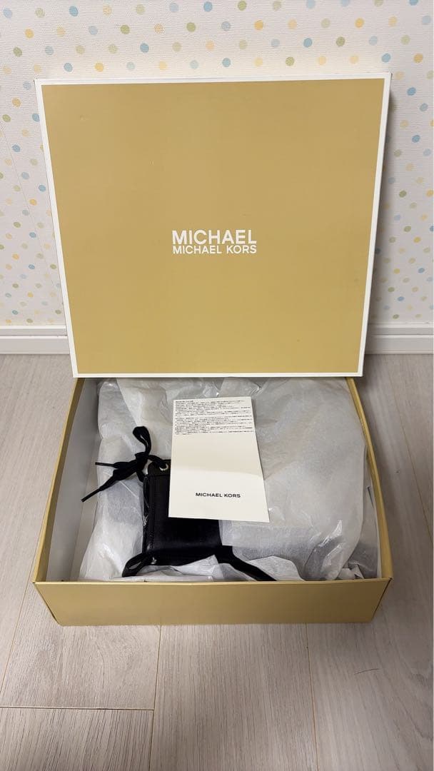 MICHAEL KORS ブラック レースアップブーツ