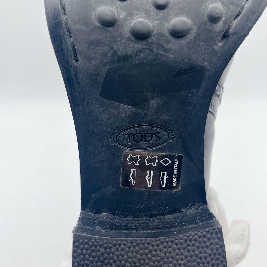 希少✨TOD'S トッズ ジョッパーブーツ ショートブーツ ベルト 黒 35.5